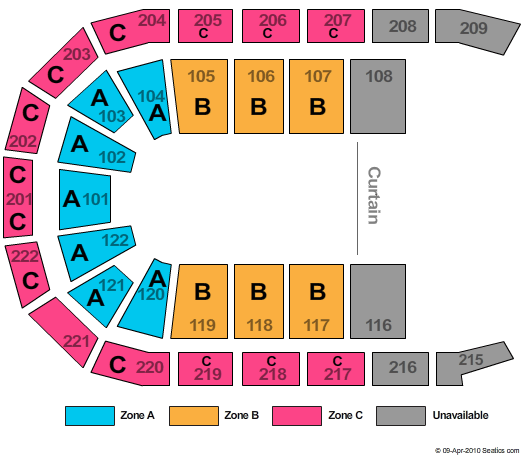 Huntington Center Walking With Dinosaurs Zone Seating Chart